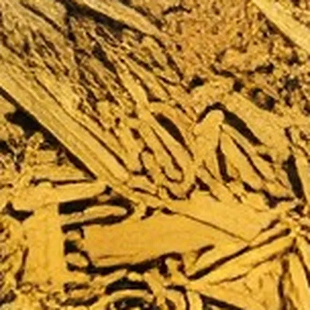 Muestra de mulch color amarillo
