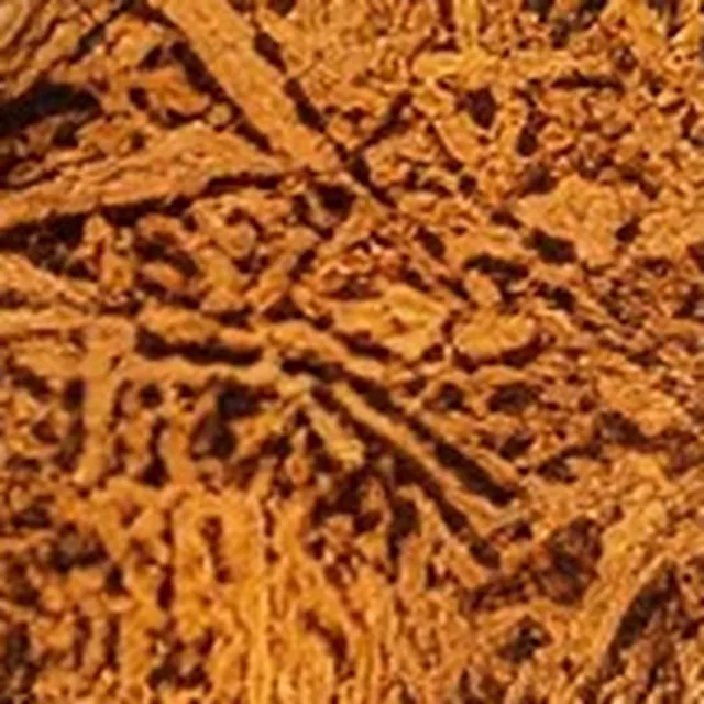 Muestra de mulch color dorado