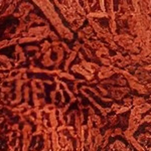 Muestra de mulch color rojo brillante