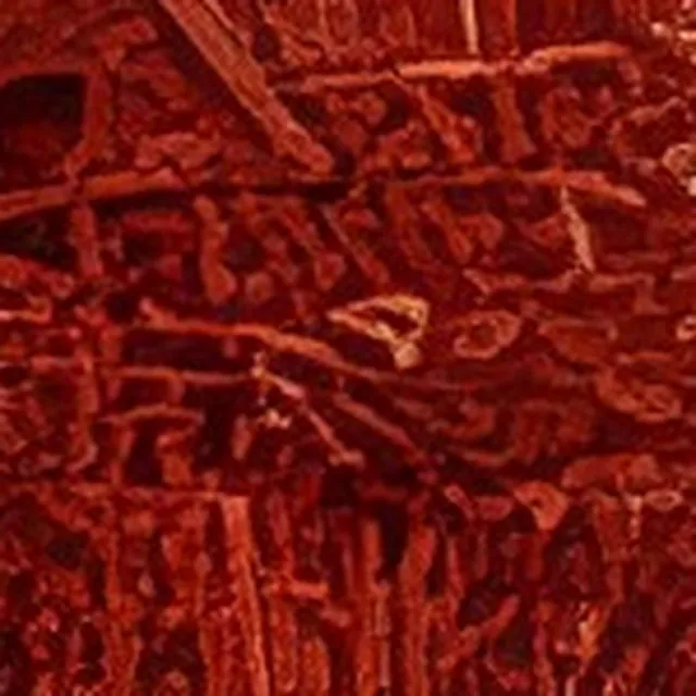Muestra de mulch color rojo