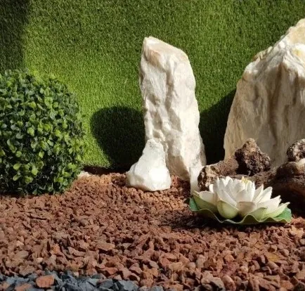 Roca Cuarzo, piedra decorativa para jardín