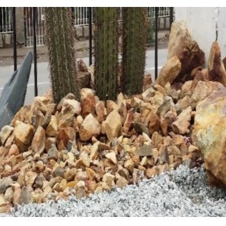 Gravilla Amarilla de Montaña — piedra decorativa para jardín