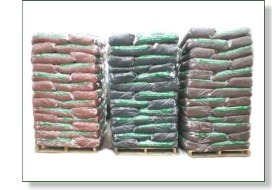 Envasado en sacos — mulch de color